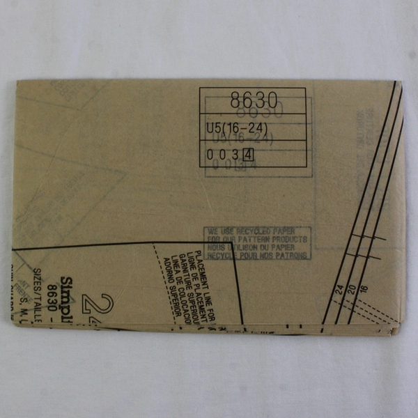 Simplicity Jackie Craft Cosplay 8630 Armor Costume Women's Size U5 (16-24)