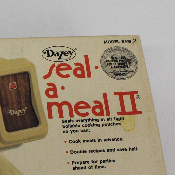 Dazey Seal A Meal II Food Sealer Model SAM-2