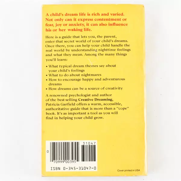 Your Child's Dreams by Patricia Garfield Ph.D. 