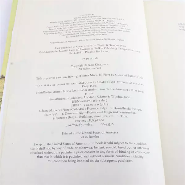 Brunelleschi's Dome: How a Renaissance Genius Reinvented Architecture - PB