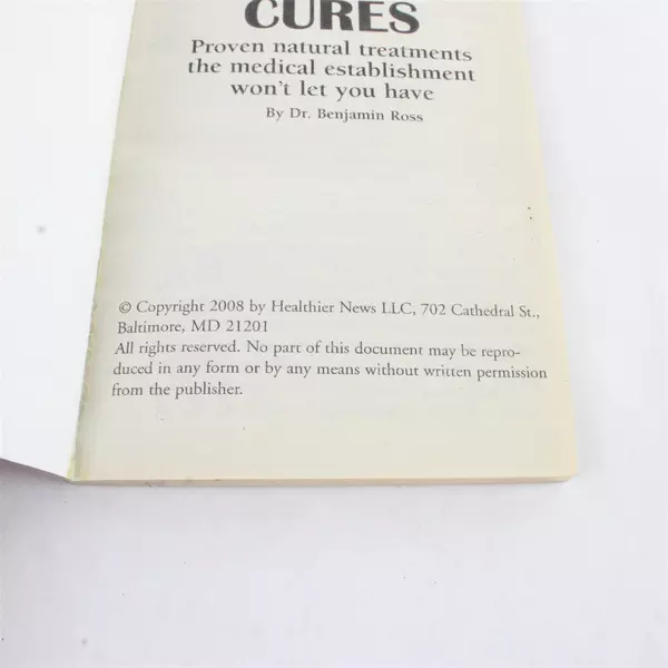 Lot of 2 Paperback Books The 100 Greatest Cures You Can't Have & Forbidden Cures
