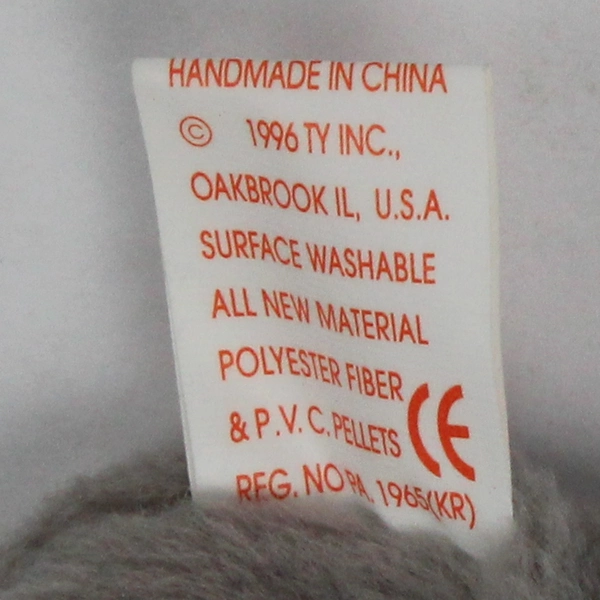 TY Beanie Babies Mel 1996 Gray Koala With Tag Plush Toy