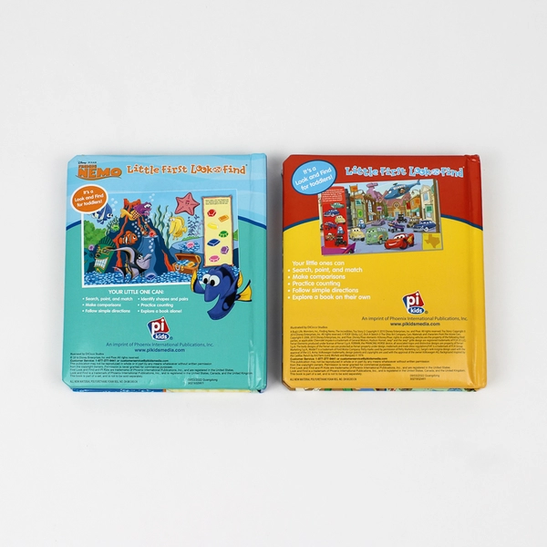 Lot of 2 Disney Pixar Little First Look & Find Board Bks Nemo and Friends/Heroes