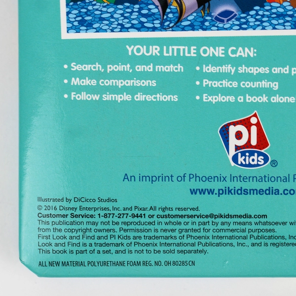 Lot of 2 Disney Pixar Little First Look & Find Board Bks Nemo and Friends/Heroes