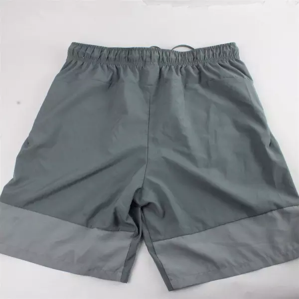 Nike Solid Light Gray Color Dri-Fit Activewear Shorts Men's Size LG