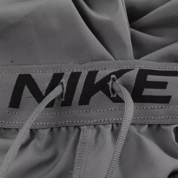 Nike Solid Light Gray Color Dri-Fit Activewear Shorts Men's Size LG