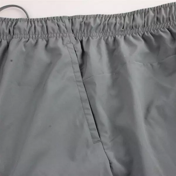 Nike Solid Light Gray Color Dri-Fit Activewear Shorts Men's Size LG