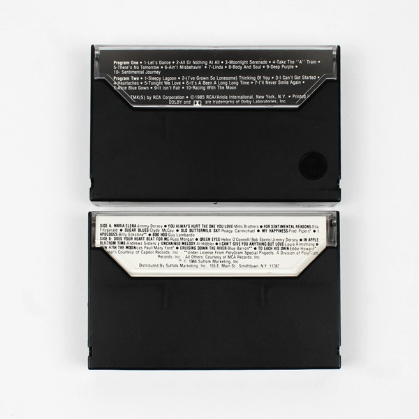 Lot of 2 50 Most Famous Records Ever Made Album # 2&3 Cassettes, 1985/86