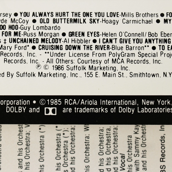 Lot of 2 50 Most Famous Records Ever Made Album # 2&3 Cassettes, 1985/86