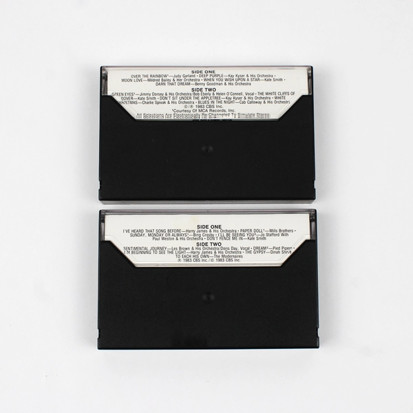 Lot of 2 "Your Hit Parade" Vol. 2&3 Cassettes Harry James Orch. BT16935/BT16936