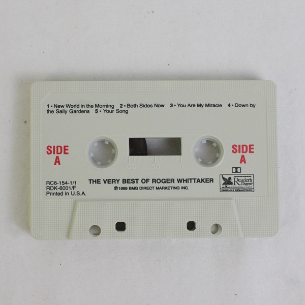 The Very Best of Roger Whittaker Cassette Tape RC6-154-1/1, 1989 