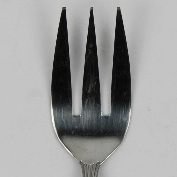 Lot of 3 Wallace Silver Tiara Pattern 18/8 Cold Meat Serving Forks 8.5" Good