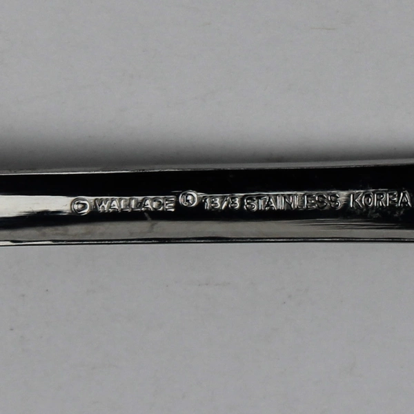 Lot of 3 Wallace Silver Tiara Pattern 18/8 Cold Meat Serving Forks 8.5" Good