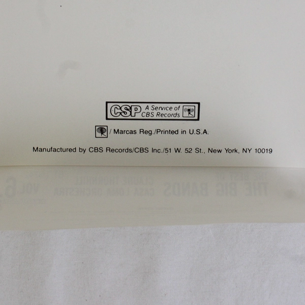 Lot of 3 Best of the Big Bands Cassette Tapes, Vols. 1, 4 & 6 Various Artists