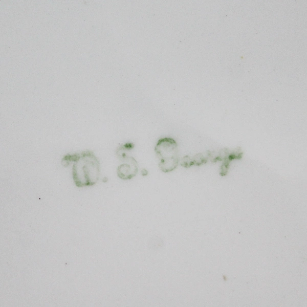 MCM W S George Bolero B8760 ORANGE BLOSSOM 13.5" Platter