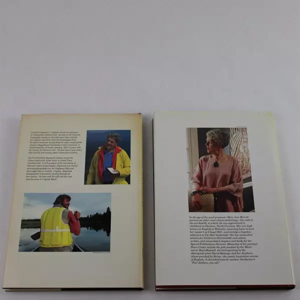 Lot of 2 National Geographic Yellowstone Country & Surprising Lands Down Under