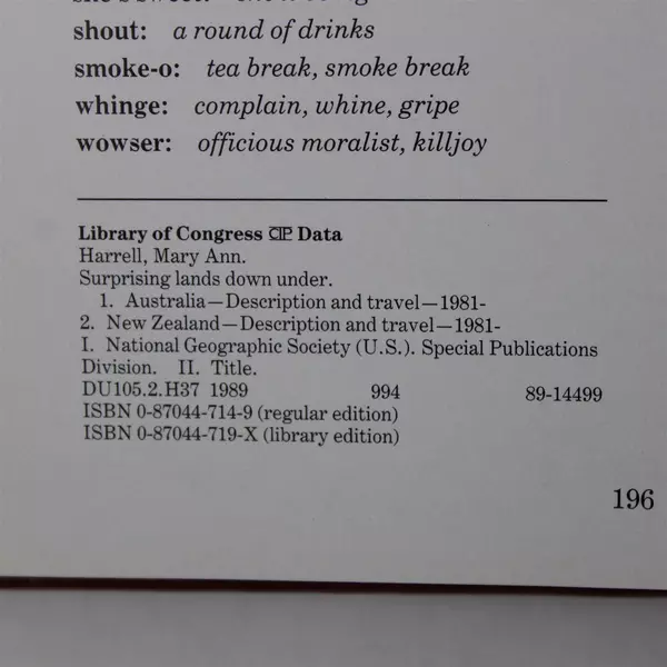 Lot of 2 National Geographic Yellowstone Country & Surprising Lands Down Under