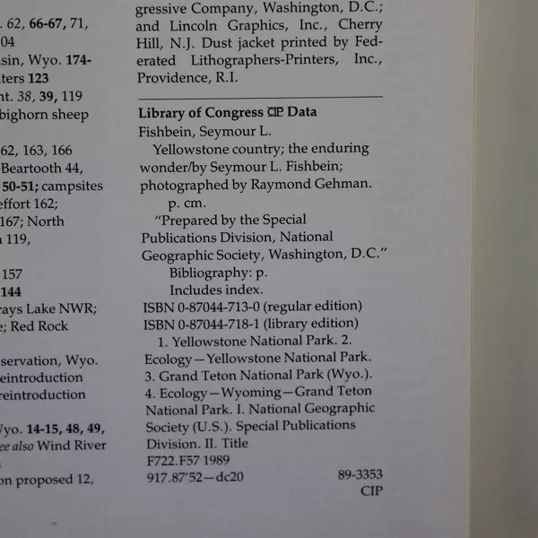 Lot of 2 National Geographic Yellowstone Country & Surprising Lands Down Under