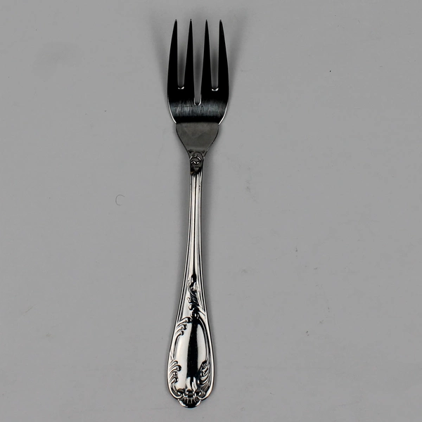 A Wallace Silver Messina Pattern Salad Fork 18/10 SS Rare 7.25 Inches