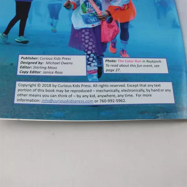 A Kid's Guide to Iceland Jack L. Roberts Michael Owens Paperback Kids Travel