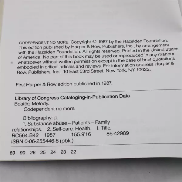 Set of 2: Codependent No More & Beyond Codependency by Melody Beattie Paperback