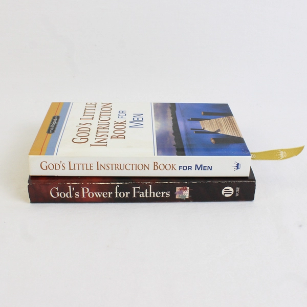 Lot of 2 Christian Inspirational Books For Men 2003 Hardcover & 1995 Paperback