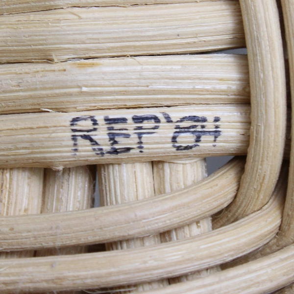 Vintage Handmade Basket With Handles 1984