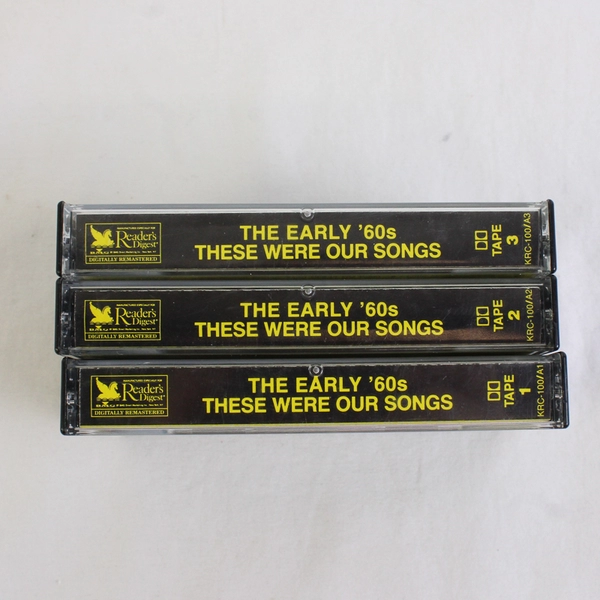 Lot of 3 The Early '60's Cassette Tapes with Booklet Readers' Digest