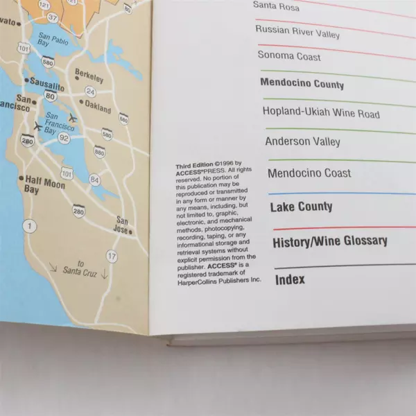 Northern California Wine Country 3rd Ed. Paperback Travel Guide 