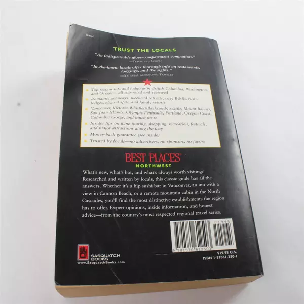 Best Places Northwest 13th Ed 2001 Travel Guide Restaurants Lodgings Touring PB