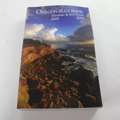 Oregon Blue Book Almanac & Fact Book 2009-2010 Paperback