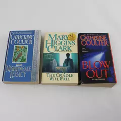 Lot of 3 Paperback Books: Nightingale, Legacy Blowout & The Cradle Will Fall
