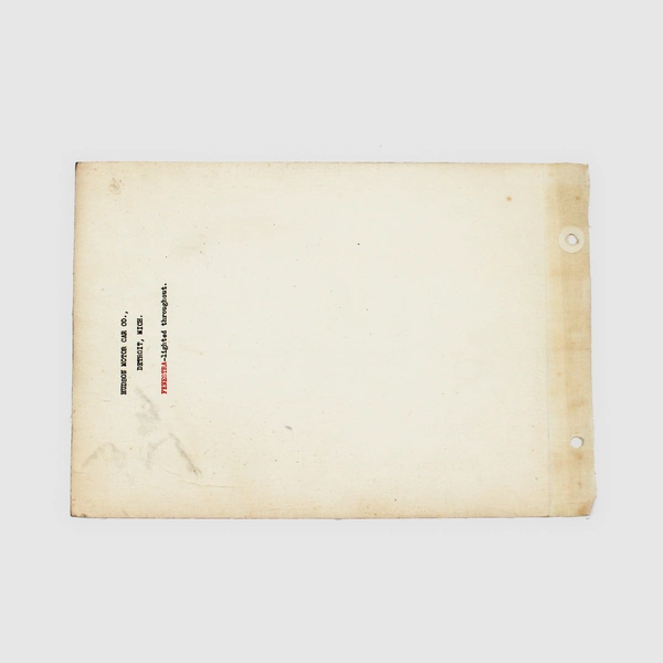 Hudson Motor Car Company Factory Photo Detroit Michigan 1910s