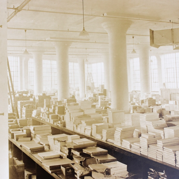 Edson Moore Company Dry Goods Warehouse Interior Photo Detroit Michigan 1910s