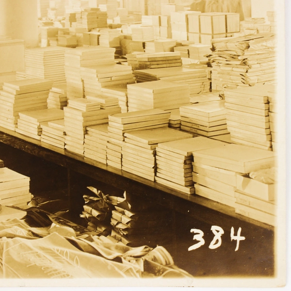 Edson Moore Company Dry Goods Warehouse Interior Photo Detroit Michigan 1910s