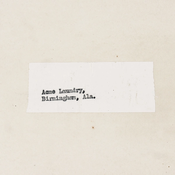 Acme Laundry Birmingham Alabama Industrial Photo 1910s