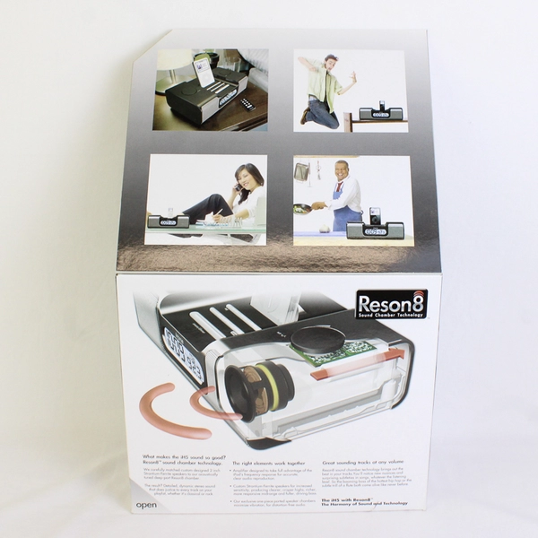 iHome iH5R Black iPod Docking Station Radio System UNTESTED