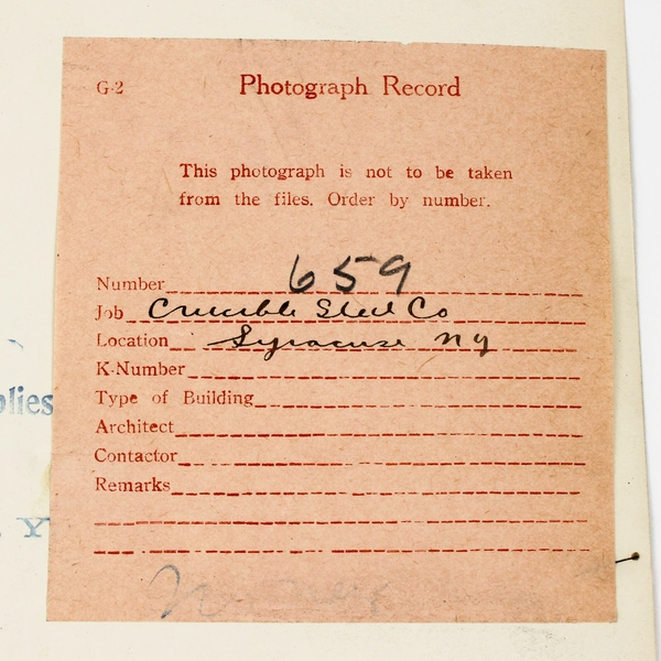 Crucible Steel Company Factory Syracuse New York Photo 1910s