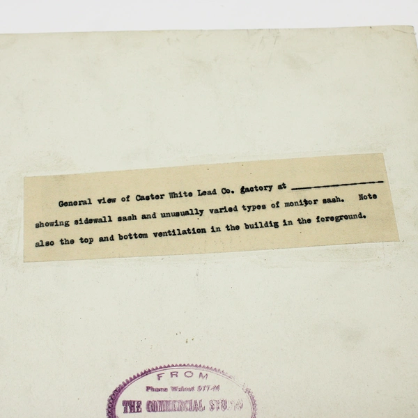 Carter White Lead Company Factory Photo 1910s Chicago Omaha