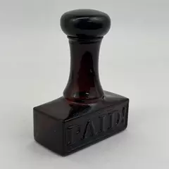 1970s Vintage Avon Stylish Paid Stamp Glass Perfume Cologne Decanter Bottle