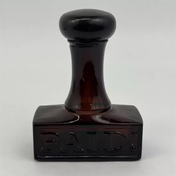 1970s Vintage Avon Stylish Paid Stamp Glass Perfume Cologne Decanter Bottle