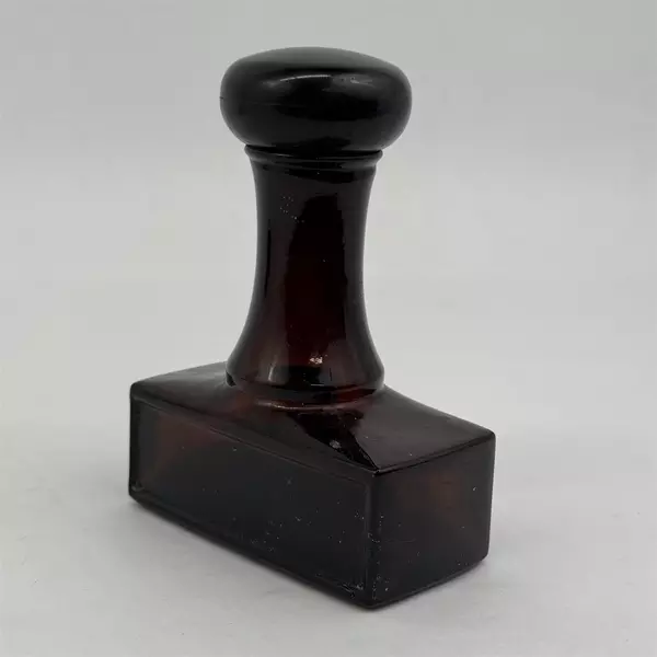 1970s Vintage Avon Stylish Paid Stamp Glass Perfume Cologne Decanter Bottle