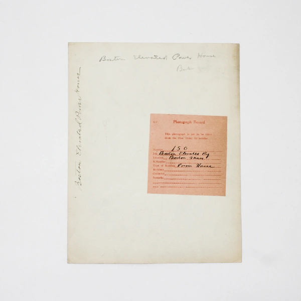 Boston Elevated Railway South Power Station Photo 1910s Massachusetts 