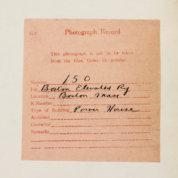 Boston Elevated Railway South Power Station Photo 1910s Massachusetts 