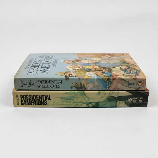 Lot of 2 Paul F Boller Jr Presidential Anecdotes & Presidential Campaigns PB