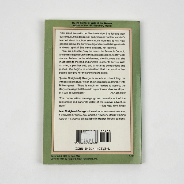 Vintage The Talking Earth by Jean Craighead George 1987 Paperback