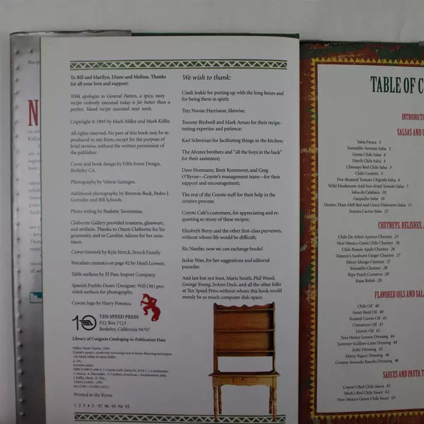 Coyote's Pantry: Southwest Seasonings at Home Flavorings Mark Miller Hardcover