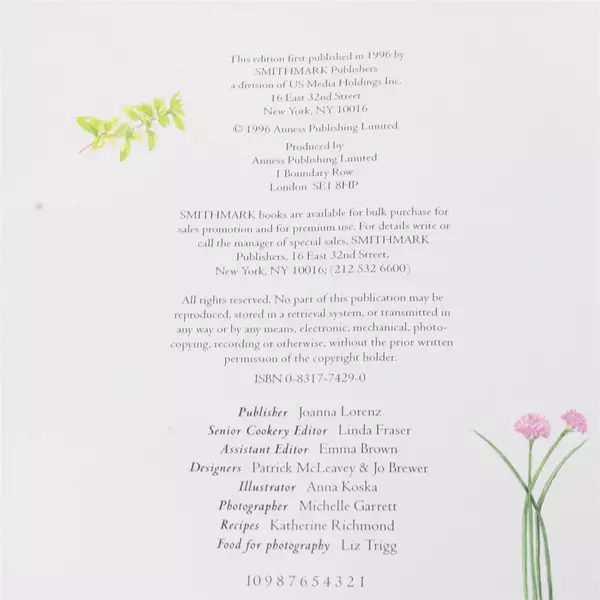 The Little Herb Cookbook Hardcover Compact Herb Cookbook