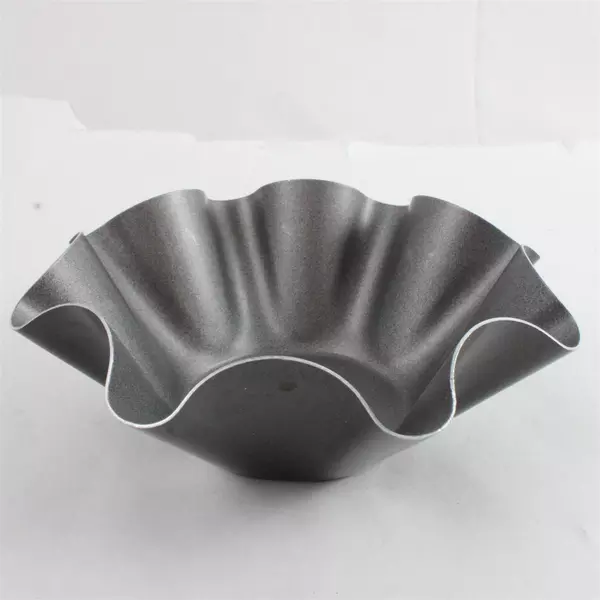 Set of 2 6.5" Nonstick Carbon Steel Taco Shell Bowls Stackable