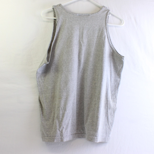 Vintage Disney Unisex M Gray Mickey Mouse DL55' Tank Top 90's